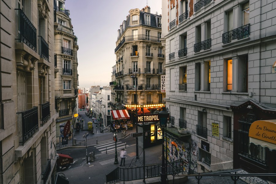Rue commerçante de centre-ville