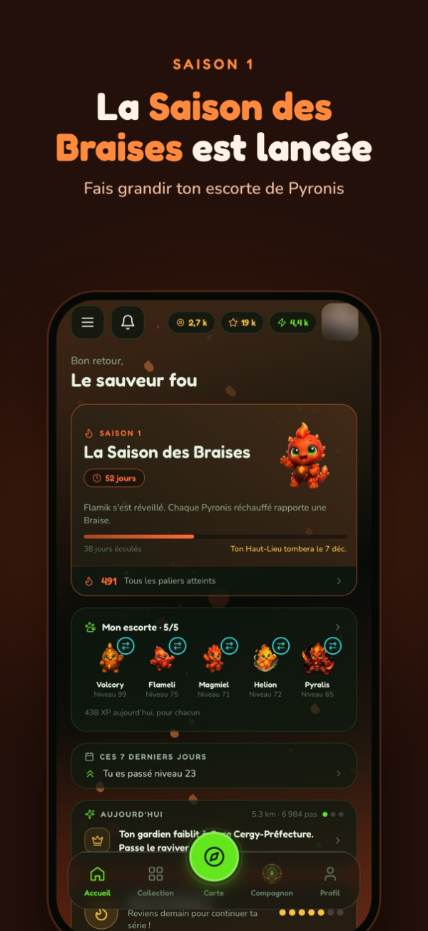 Écran Nirmie : Vis les saisons